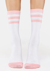 Home Team Striped Crew Socks