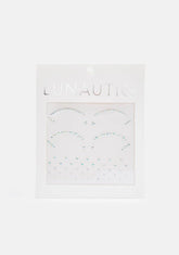 Iridescent Cut Crease Face Jewels