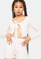 Baby Trust The Moment Knit Cardigan & Shorts Set