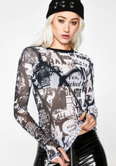 Anarchist Babe Mesh Top