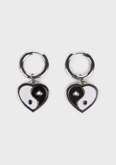 Heart Balance Drop Earrings