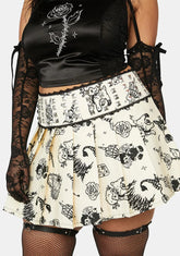 Plus Breaking Tradition Pleated Mini Skirt