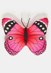 Shoot The Breeze Butterfly Pillow