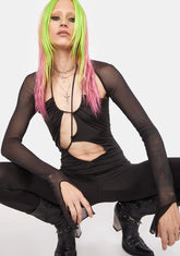 Running Late Cut Out Catsuit