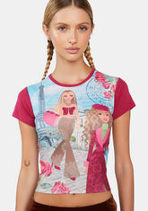 I See France Crop Top