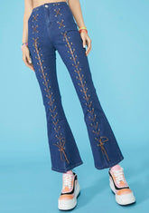 Beach Break Lace Up Jeans