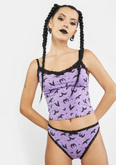 Twilight Bat Behavior Lingerie Set