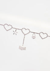 Spoiled With Riches Rhinestone Belly Chain