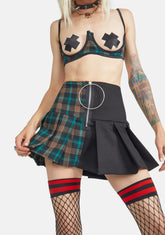 Saved By The Bell Plaid Mini Skirt