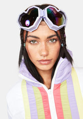 Lilac Heart Goggles