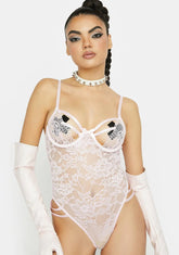 Need Your Touch Lace Teddy