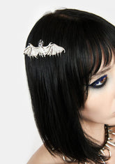 Vampy Diva Bat Hair Clip