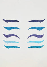 Blue Attention Grabber Eyeliner Stickers