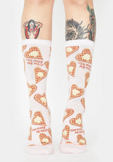 You Make Me Melt Crew Socks