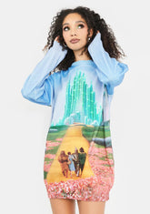 City Of Emeralds Oversized Sweater