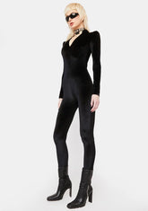 How Dare You V Neck Catsuit