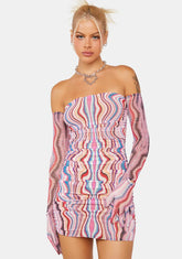 Multi Wave Danni Mini Dress