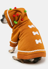 Sweet Bite Gingerbread Pet Hoodie