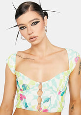Mint Cherry Bradlee Corset Top