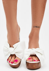Chill Girl’s Girl Platform Bow Heels