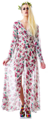 Secret Garden Floral Maxi Dress