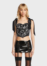 Dark Dazzle Me Corset Top