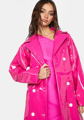 Sweet Styling In The Rain Trench Coat
