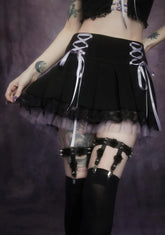 Darkness Deluxe Rose Leg Garter