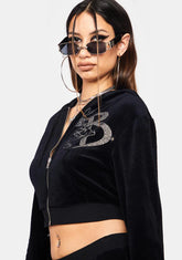 What's Up Doc Velour Hoodie