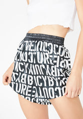 Stencil Juicy Logo Shorts