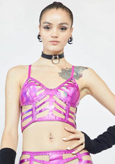 Sweet Skeletoria Cut-Out Bustier