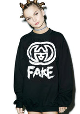 Fake GG Sweatshirt - Red