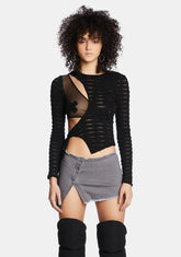 In That Order Denim Mini Skirt