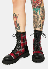 Hate To Love Combat Boots