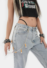 Burn One Layered Chain Belt