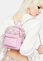Pink Spikey Baby Mini Bag