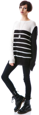 Spider Web Long Sleeve Knit