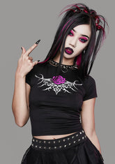 Nobody's Fool Rose Graphic Tee