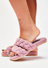Mauve So Unbothered Slide Sandals