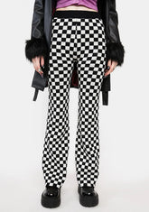 Night On The Move Checkered Pants