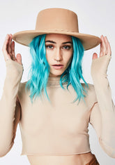 High Up Wide Brim Hat