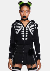 Bony Cardigan Sweater Zip Up