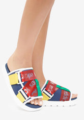 Navy Authentic Mitel 1 Slides