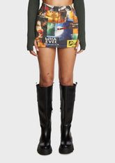 Two Faced Denim Skirt