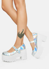 Stardust Hit The City Platform Mary Janes