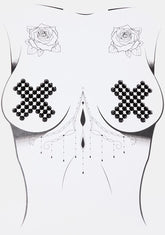 Night Bad Ass Spikes Pasties