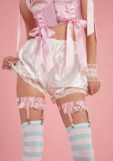 Sugar Better Solo Ruffled Garter Set