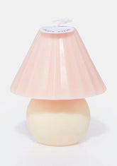 Pink Retro Lamp Candle