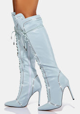 Stop The Drama Stiletto Boots