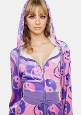 Tip The Balance Velour Jacket